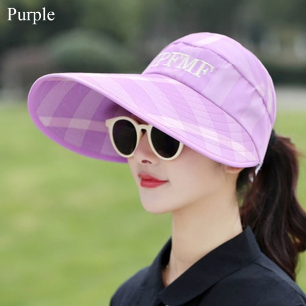 Dame Hatte Solbeskyttelse Hat LILLA purple