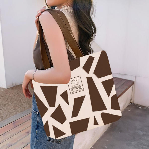 Lærred Shopper Bag Eco Shopping Bag 3 3 3