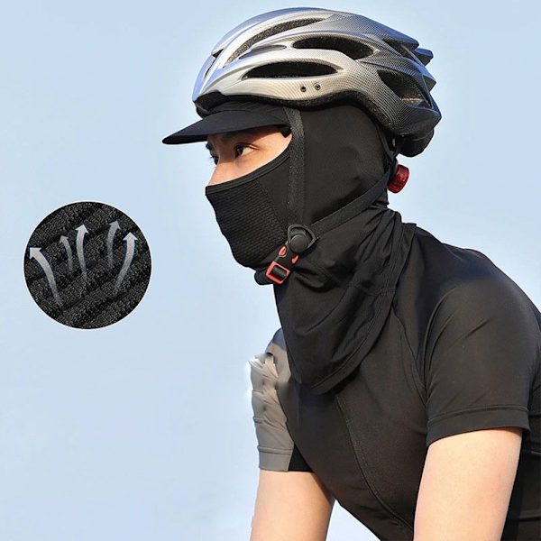 Full Face Cap Cykling Balaclava MÖRKGRÅ Dark Grey