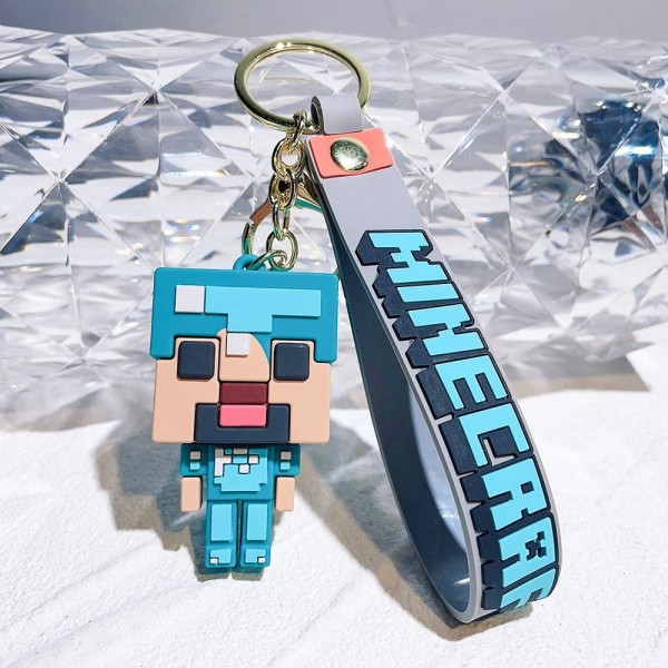 Mine craft Keychain Par Nyckelring F F F