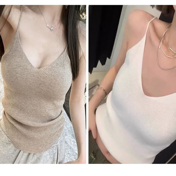 Tanktopp Cami HVIT UNIFORM STØRRELSE White Uniform Size