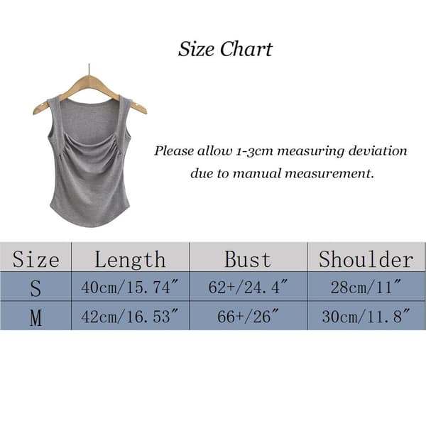 Magtoppar Väst T-shirts GRÅ M Grey M