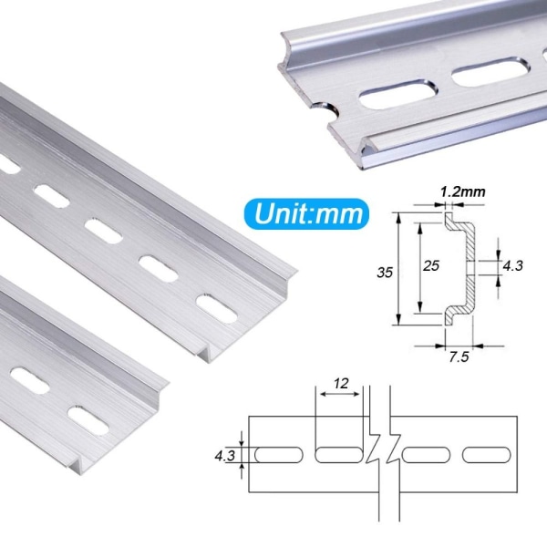 3 kpl DIN-kiskoon uralliset liitinlohkot kontaktori 150mm 150mm 150mm