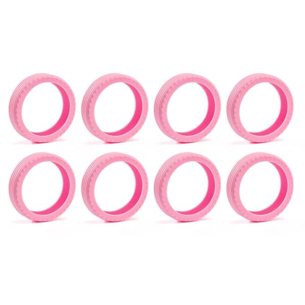 8 delar/set Hjulskydd för resväskor Pink 8Pcs-8Pcs