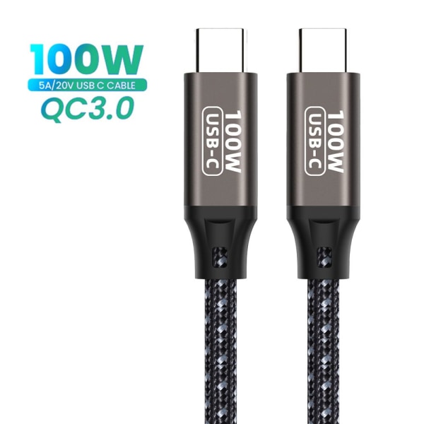 USB C till USB Typ C-kabel Datalinje 1M 1m