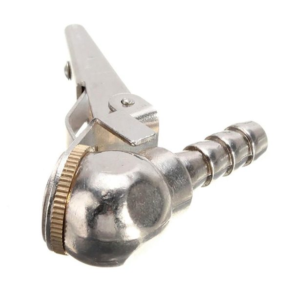 1st Däck Luftchuck Inflator Luftpump Chuck Clip SILVER SILVER silver