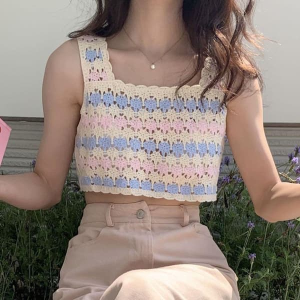Crop Tops Bikini Toppe BLÅ Blue