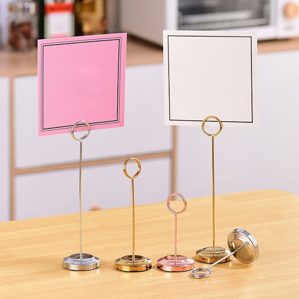 Pöytänumeron pidike Huomautus Clamp ROSE GOLD 20cm rose gold 20cm