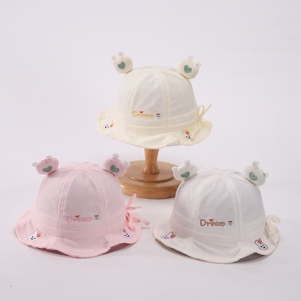 Flickhatt Babykeps ROSA pink