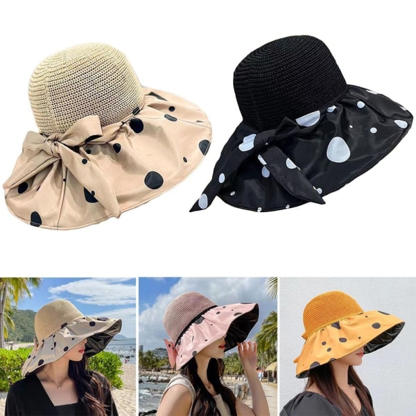 Summer Sun Bucket Hats Sun Hat GUL yellow