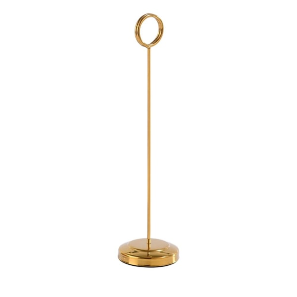 Bordnummer Holder Bemærk Klemme GULD 20CM gold 20cm
