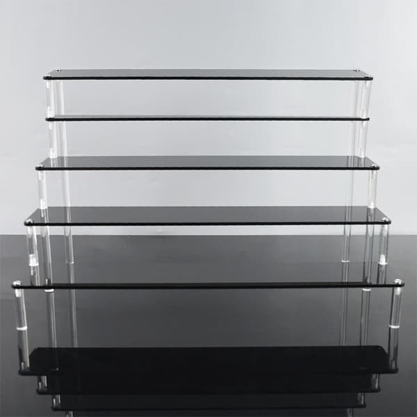 Akryl Displayställ Figurhylla 40X8CM Trevånings 40X8CMThree-layer
