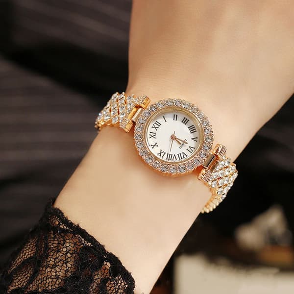 Damklocka Kvarts Armbandsur SILVER Silver