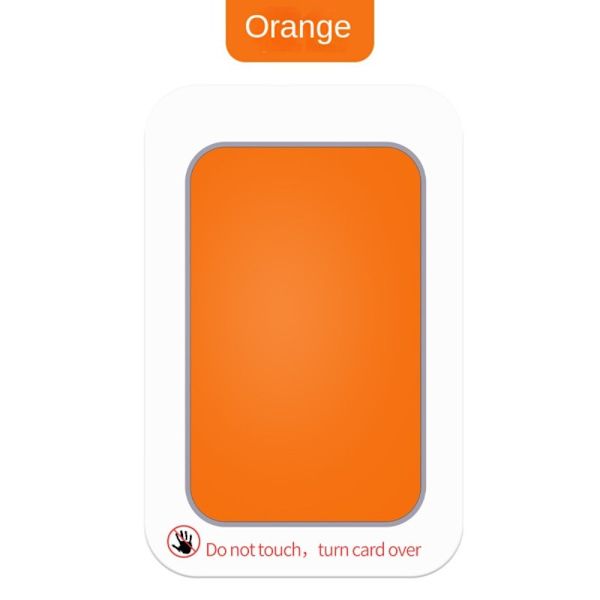 Baby Footprint Ink Pad Pet Håndaftryk ORANGE Orange