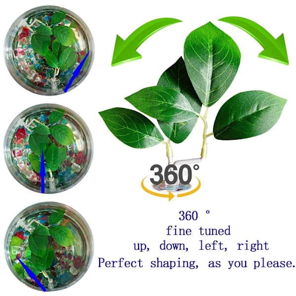 3 stk Douyu hvileblader Aquarium Fish Tank Landscape Douyu