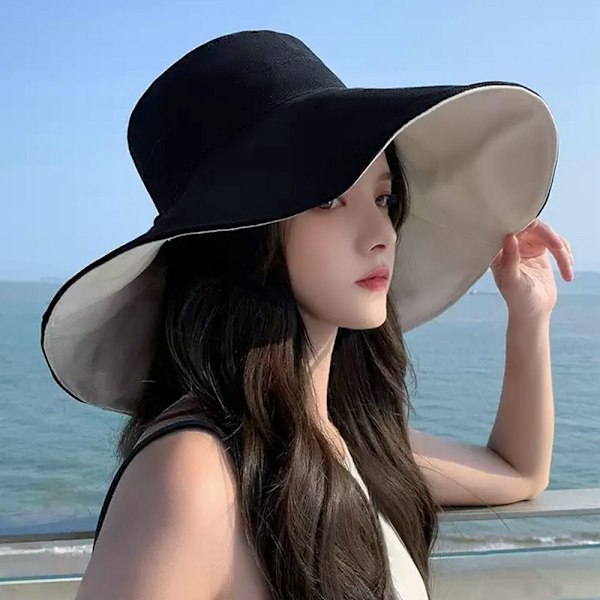 Bøttehatt Beach Cap SVART Black