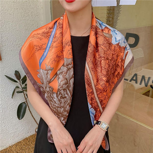 Silk Scarf Beach Shawl 3 3 3