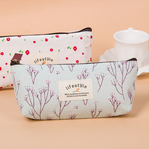Floral Penalhus Canvas KAFFE Coffee
