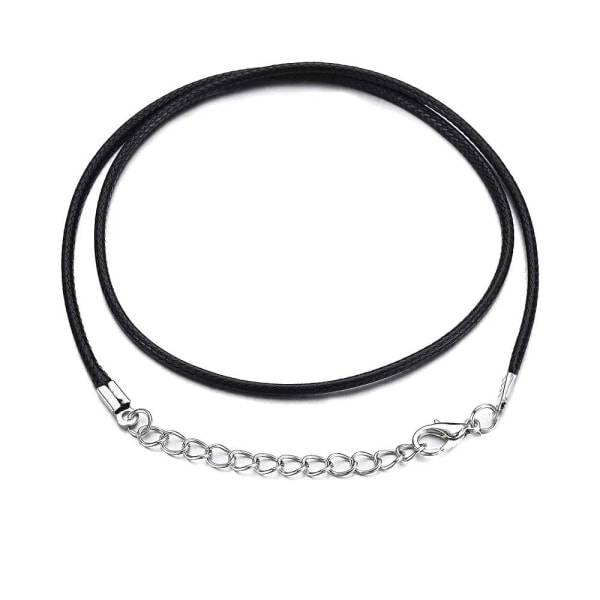 50 stk Halskjede String Tau Skinn Vokset Cord Chain KAFFE Coffee