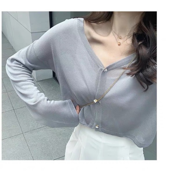 Neulotut neuletakit, neulepuserot GRAY Grey