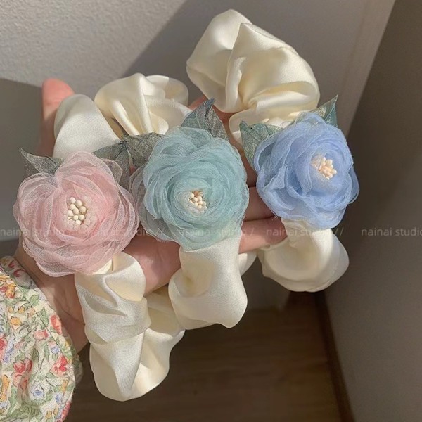 Scrunchies Hårtøj BLÅT blue