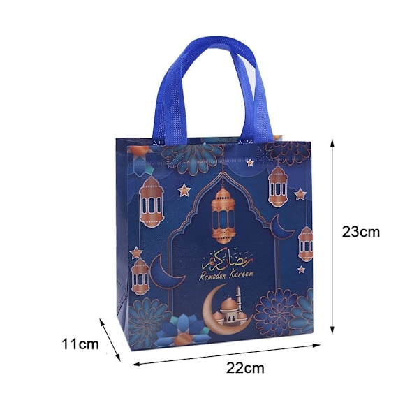 4 kpl Eid Mubarakin lahjakassi karkkileipäpussi STYLE 3 STYLE 3 Style 3