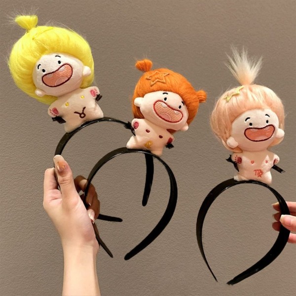 Plysch hårbåge docka hårband STYLE 3 STYLE 3 Style 3