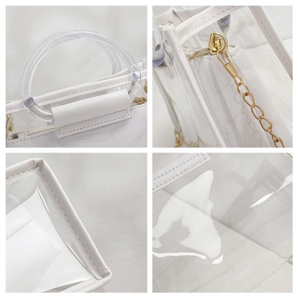 Käsilaukut PVC Jelly Bag MUSTA black