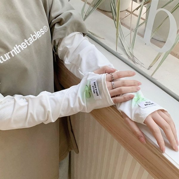 UV-skydd Arm Sleeves Ice Silk Arm Sleeves GRÖN Green