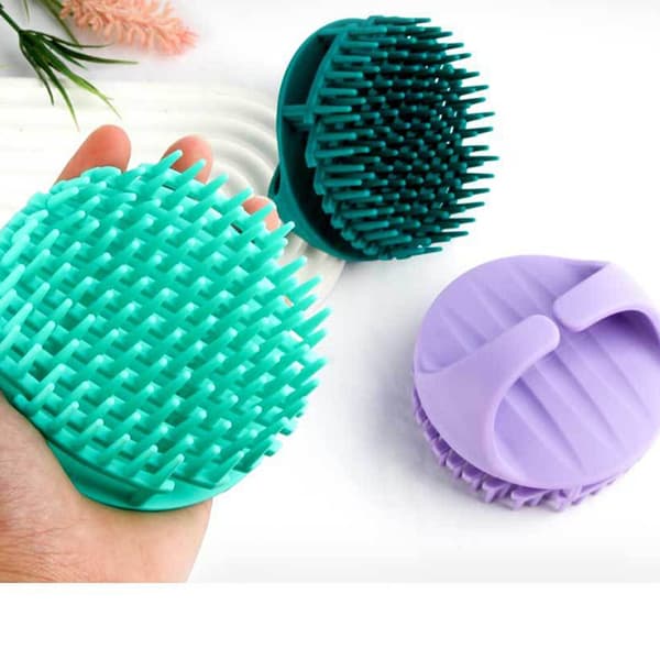 Hovedbundsmassagebørste GRØN Green