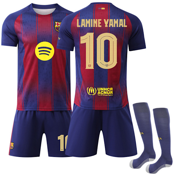 2025-2026 Barcelonan kotijalkapallopaita nro 10 Yamal Adult XS