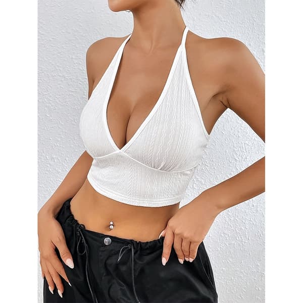 Cropped Top Tank Top VIT S White S