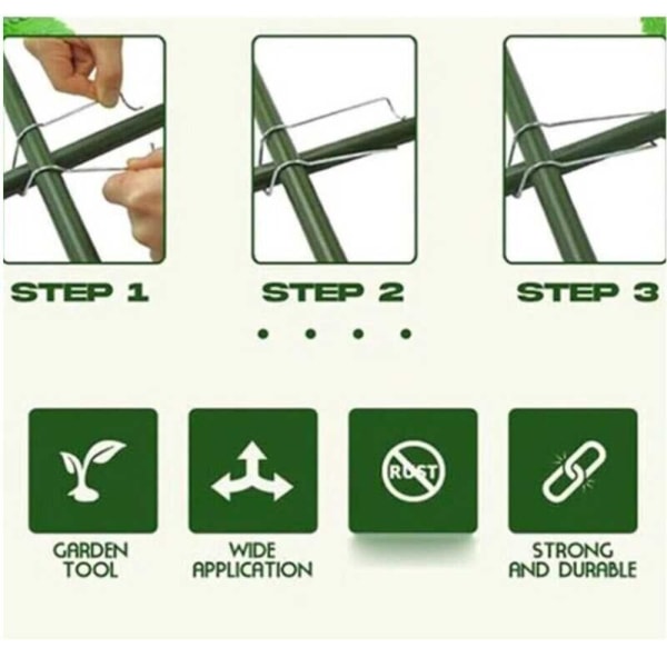 20 stk Plantekoblingsspenner Podestakekobling 16CM 16cm