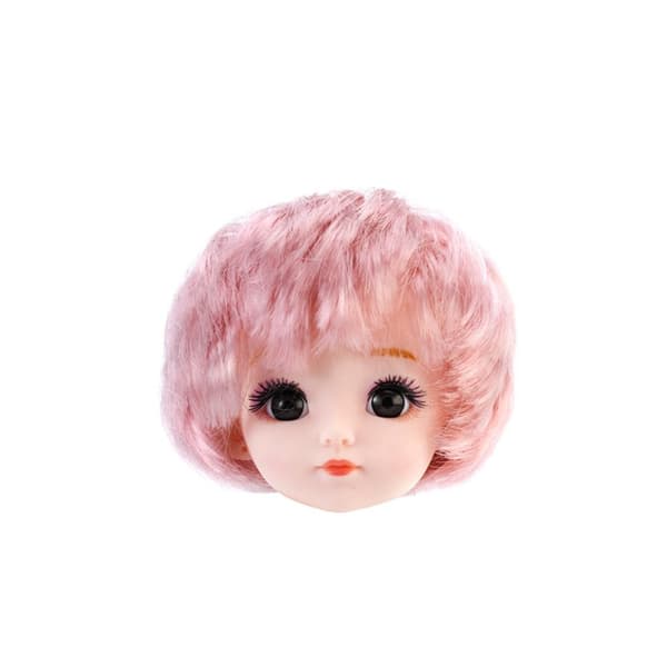 1/6 BJD Dockhuvud Guldbrunt Hår 7 7 7