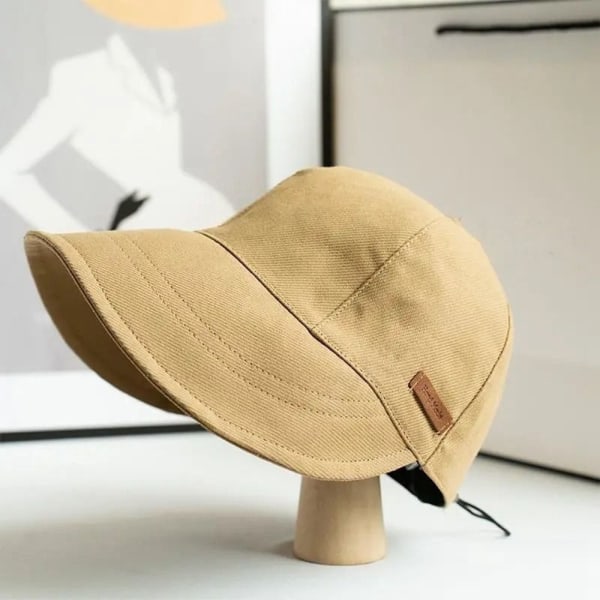 Denim Bøttehatter Dame Sommerlue BEIGE Beige