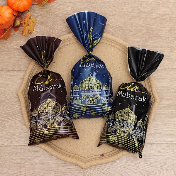 50 STK Eid Mubarak slikposer Cookiepose KAFFE Coffee