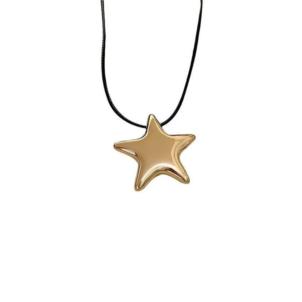 Stjerne Vedhæng Halskæde Kravebenskæde SØLV SØSTJERNE SØLV Silver Starfish