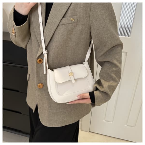 Skulderveske Messenger Bag HVIT White