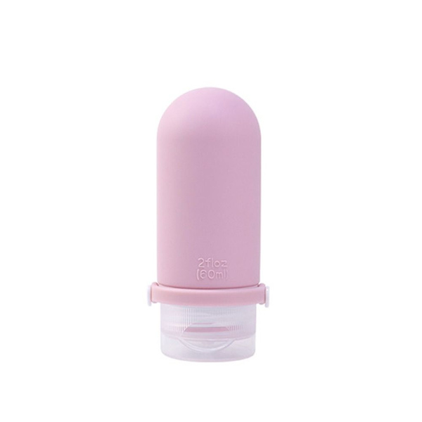Vätskebehållare Resepåfyllningsbar flaska ROSA 60ML pink 60ml