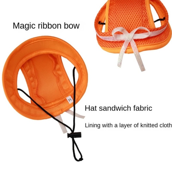 Princess Pet Cap Hundevisirhatt ORANGE S orange S