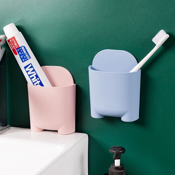 Seinään kiinnitettävä säilytyslaatikko matkapuhelimen pidike PINK pink