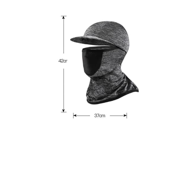 Full Face Cap Sykkel Balaclava LYS GRÅ Light Grey
