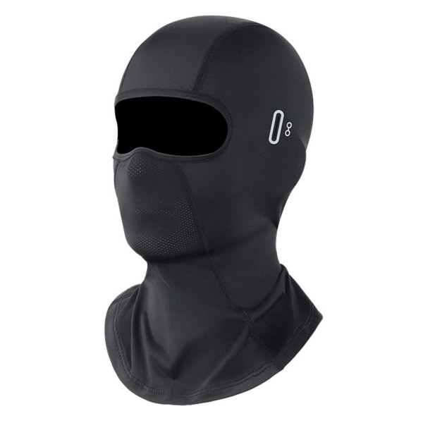 Full Face Cap Cykling Balaclava SVART LÅNG LÅNG Black Long-Long