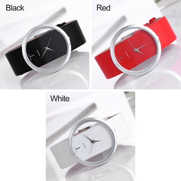 Damklocka Kvarts Armbandsur SVART black