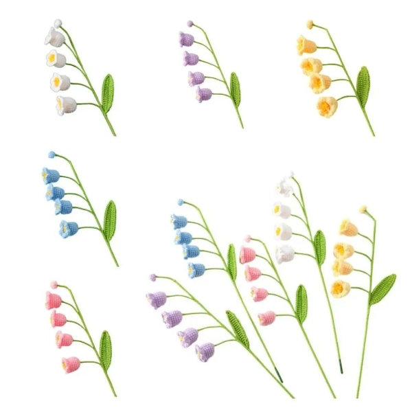 3D Flower Bookmark Flower Book Clip VALKOINEN White