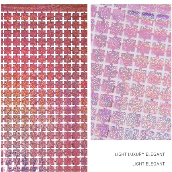 2m Wall Tausta Verho Shimmer Square Taustat PUNAINEN red