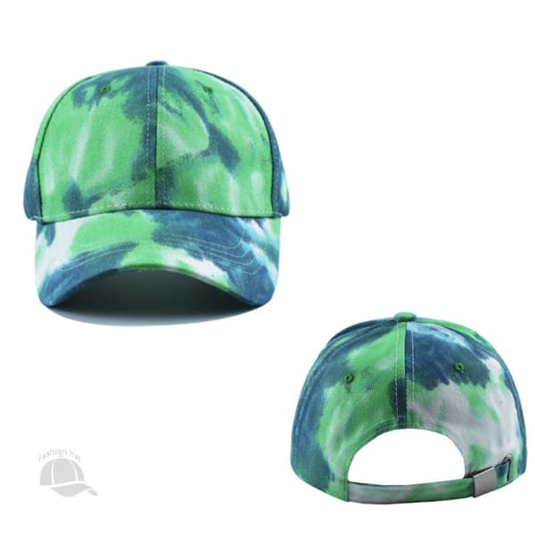Baseballcaps Batikkfarget Solhatt GUL Yellow