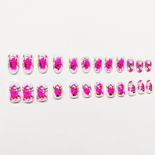 Almond Fake Nails 3D Long Fake Nails XSS193 XSS193 XSS193