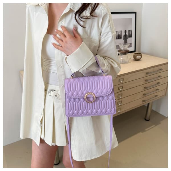 Skulderveske Messenger Bag HVIT White