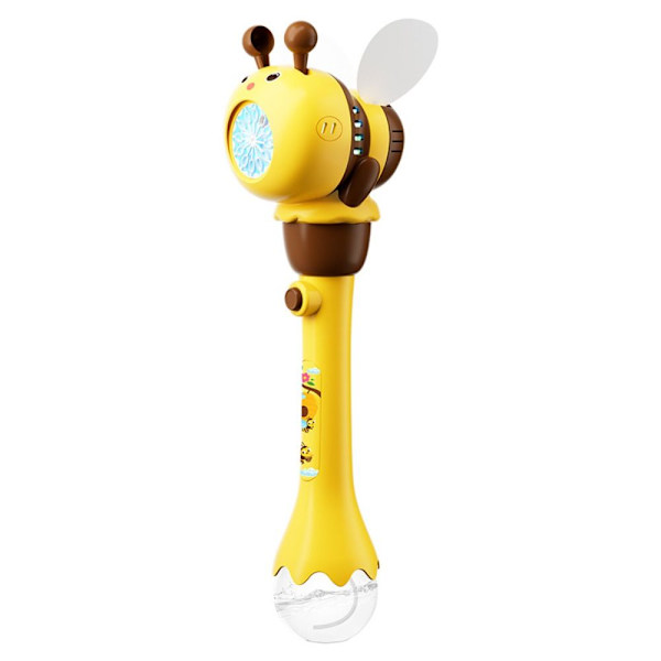 Bubbelblåsande Stick Automatisk Bubbelmaskin GUL yellow